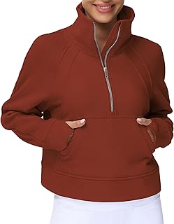 THE Crop Fleece Pullover with Pockets