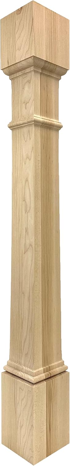 Amazon.com: Highland Manor Wood Products Square Highlander Island Leg ...