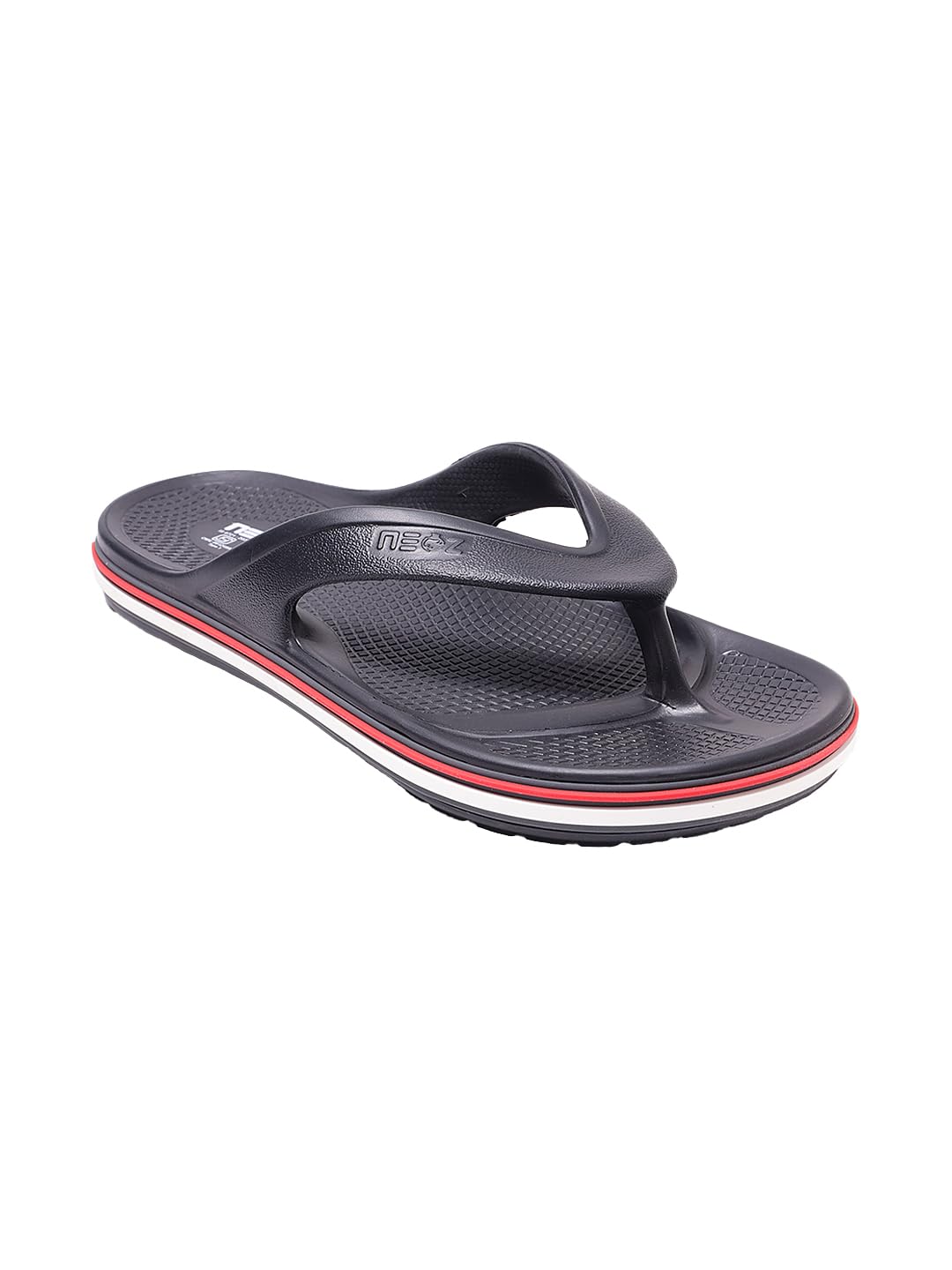 Neoz Extra Soft Men's Slippers with Cushion FootBed for Adult | Comfortable & Light Weight | Stylish & Anti-Skid | Waterproof & Regular Flip Flops for Gents/Boys