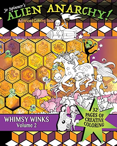 Alien Anarchy: Advanced Coloring Book (Whimsy Winks)