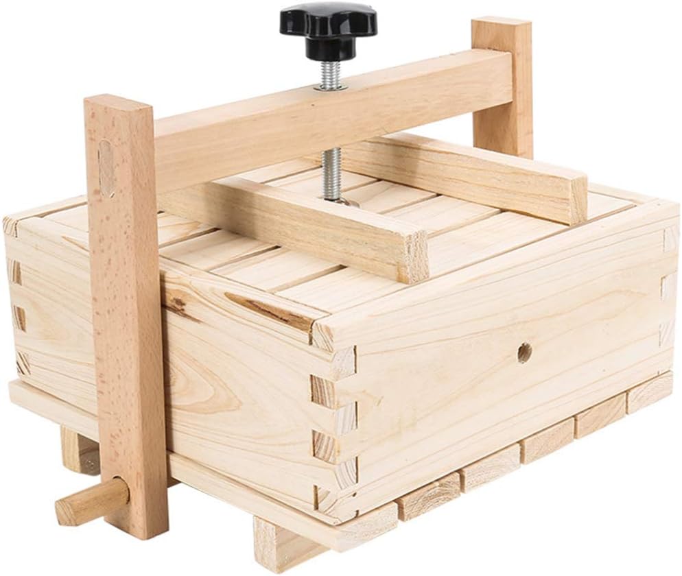 Yardwe Tofu Press Mold Box Homemade Wooden Tofu Maker Tofu Cheese Maker Water Tofu Mold Tofu Making Kit for Kitchen Home