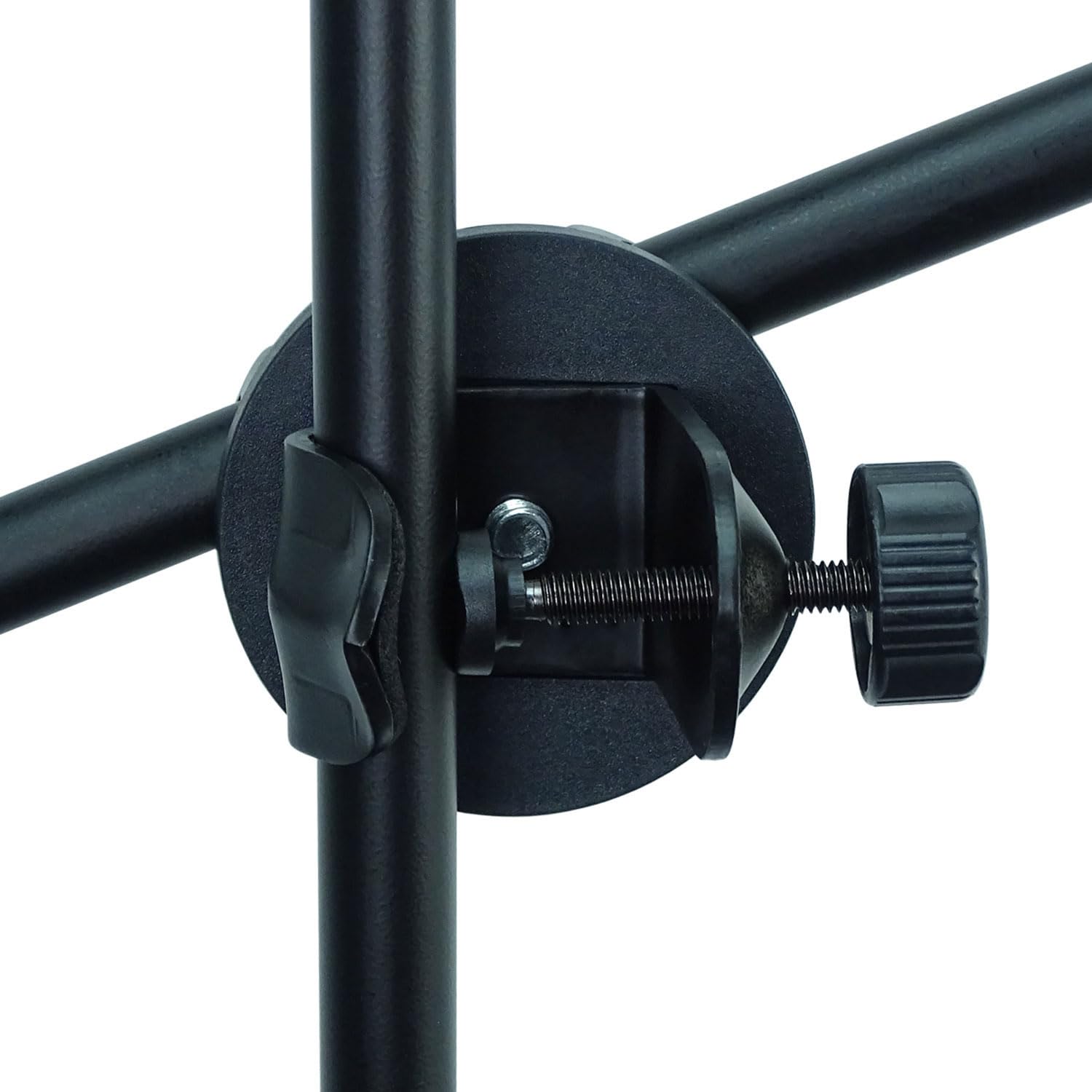 keepdrum MS106 BK Mikrofonständer mit Galgen + MSA067 Mikrofonarm zum Anbringen von Mikrofon/Tablet/Handy-Halterungen
