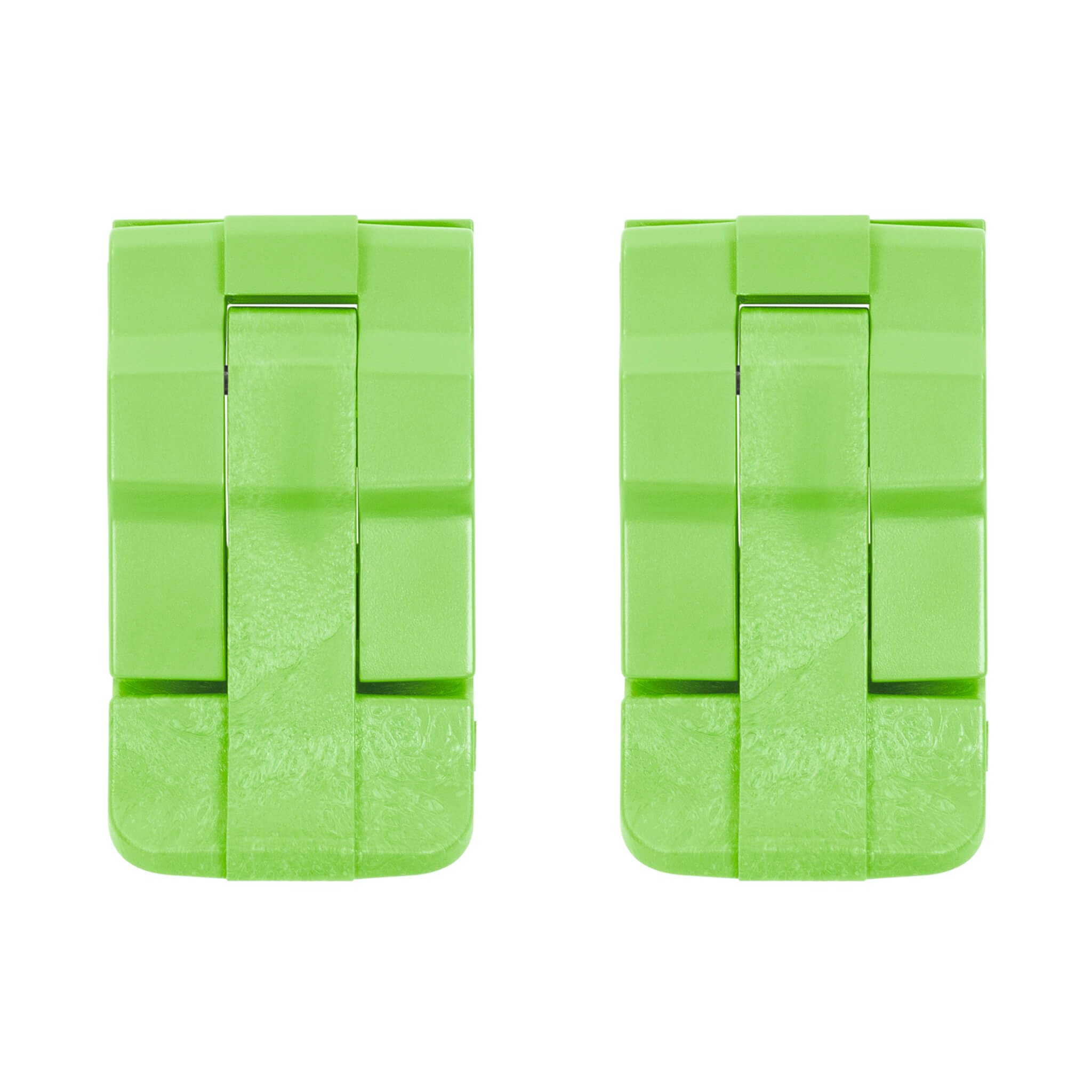 2 Pelican Lime Green Replacement Double Throw Medium Latches. Fits Protector Series.