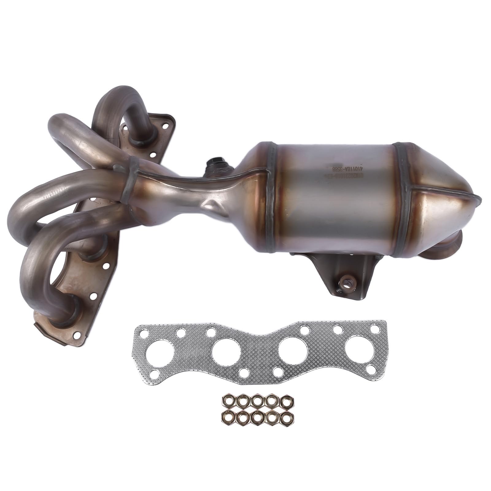 Bisenya Catalyseur collecteur catalytique Remplacement pour C3 C4 1.4 1.6 VTi R56 R57 207 308 1.4 1.6 16V 1609163980 18407563247 18407559332 18407559400 18407568358 18407597626 18407599503 18407603024
