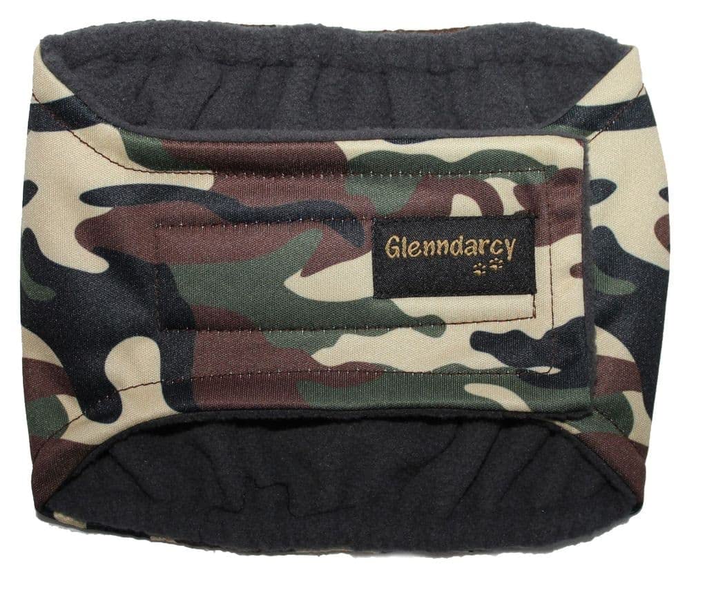 Glenndarcy Male Dog Belly Band - Urine Incontinence (XL Band only, Camouflage)