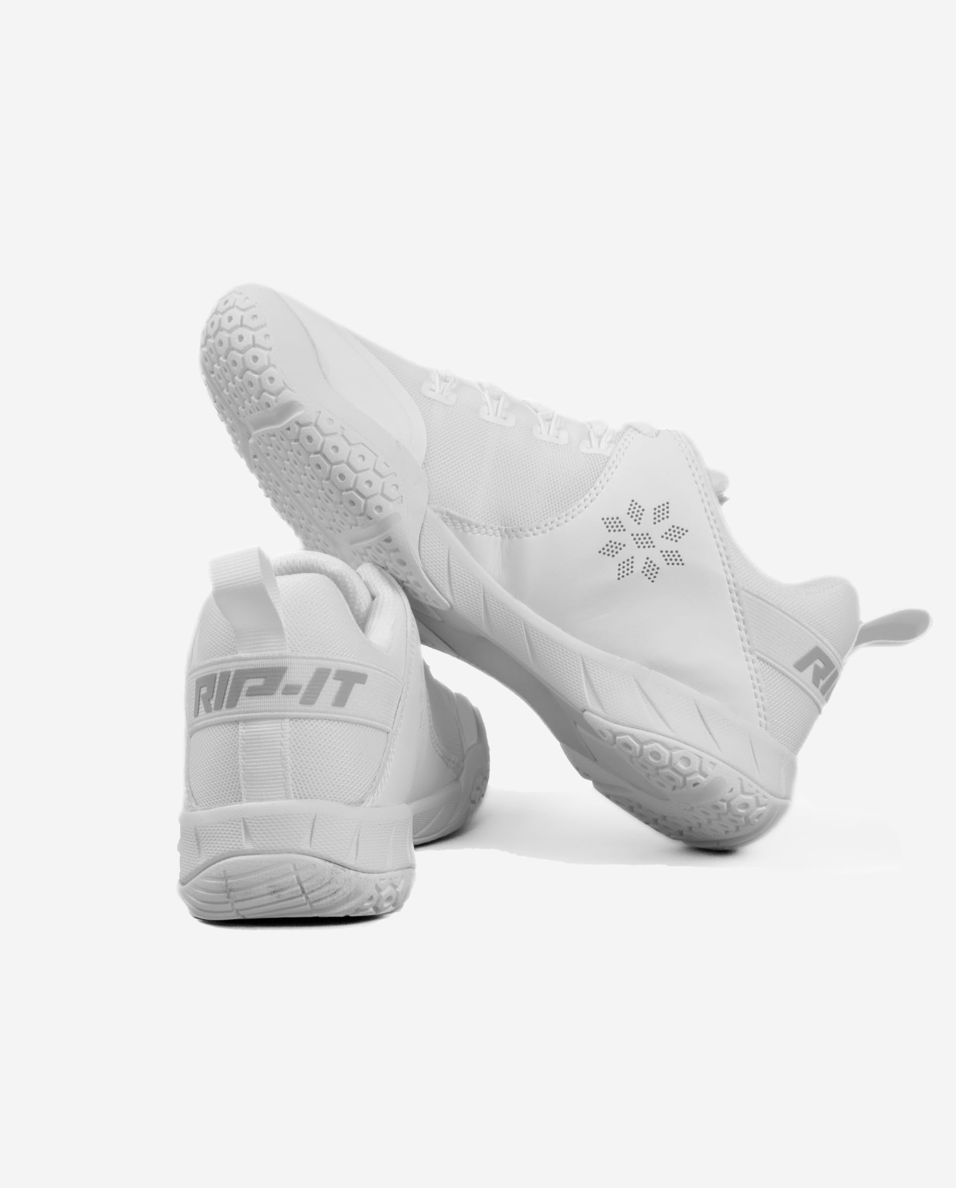 RIP-IT Women’s Unity Volleyball Shoes Indoor All Court Shoes with Arch Support White
