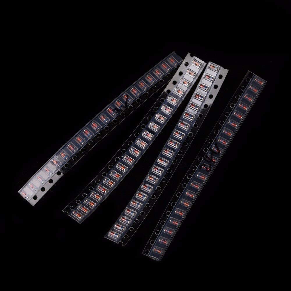 300 PCS 15 Valori LL34 SMD Diodi Zener 1/2W 3V-24V 1N4148 Assortimento Kit Diodi Zener Kit