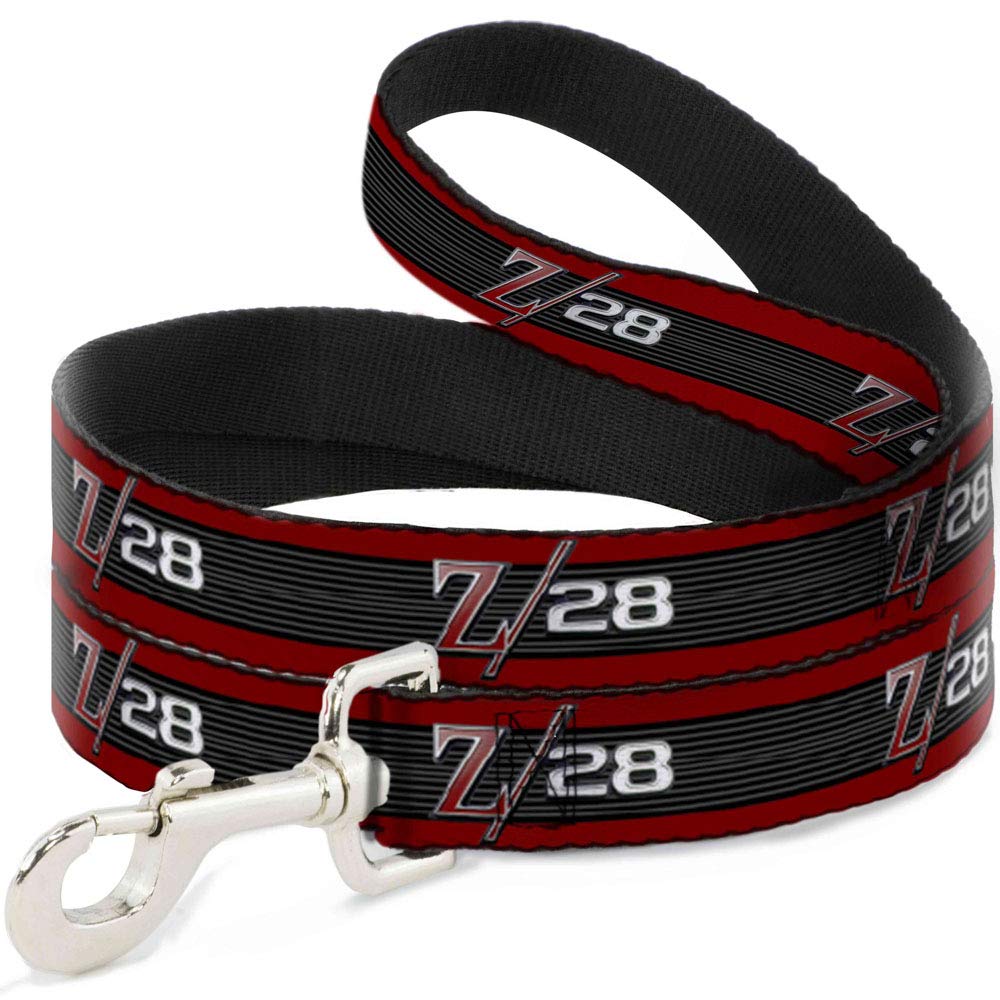 Laisse pour chien robuste motif emblème rayé Camaro Z 28 de 1,8 m de long