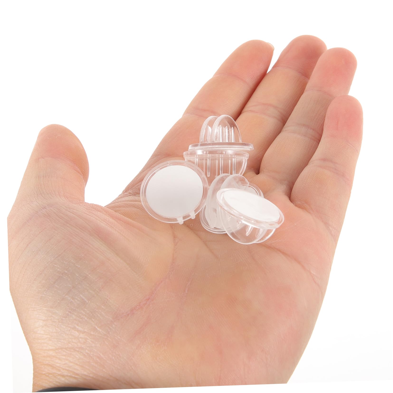 PRETYZOOM Section Label Sign Holder Store 100pcs Plastic Card Holder Adhesive Memo Clip for Tag Easy Install Sign St