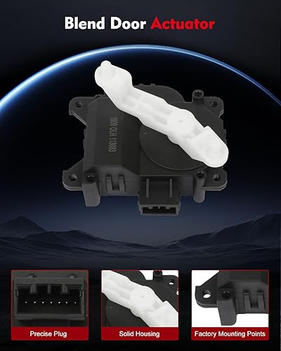 Miniatura 2 de cciyu Actuador de puerta de aire A/C mezcla de temperatura Actuador de puerta de repuesto para 2003 2004 2005 2006 2007 para Honda Accord 79160SDAA01