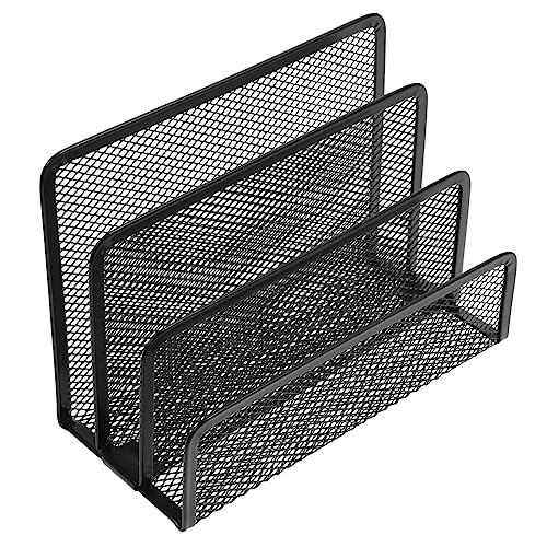 Operitacx Desk Organizer Acrylic Drawers White Drawers Metal Mesh Organizer Metal File Organizer Table Organizer Bookshelf Storage Box Folder Rack Black Pen Holder Organizer Drawer for Desk