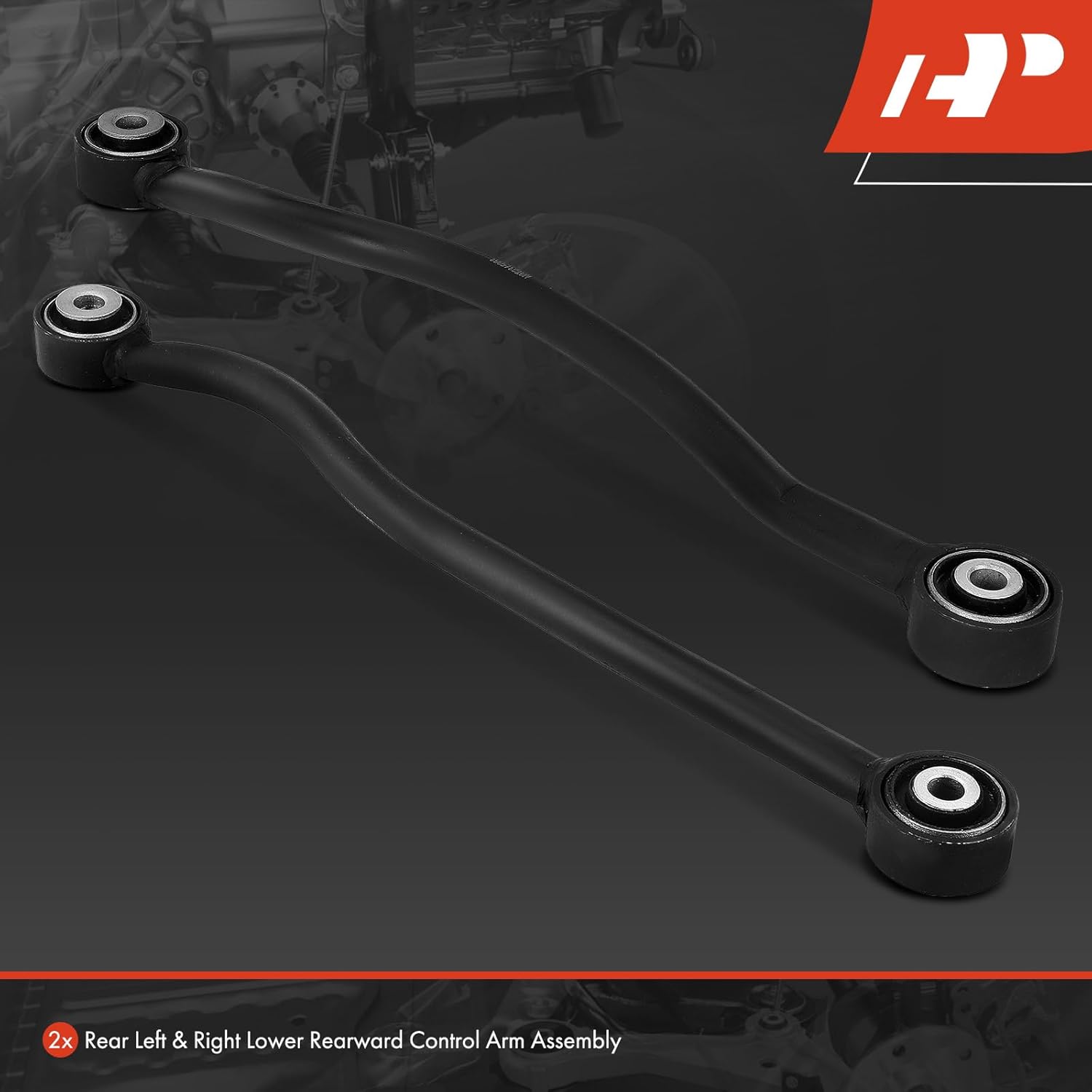 A-Premium 2 x Rear Lower Rearward Control Arm, with Bushing, Compatible with Dodge Charger 2006-2018, Challenger 2008-2018, Magnum 2005-2008 & Chrysler 300 2005-2018