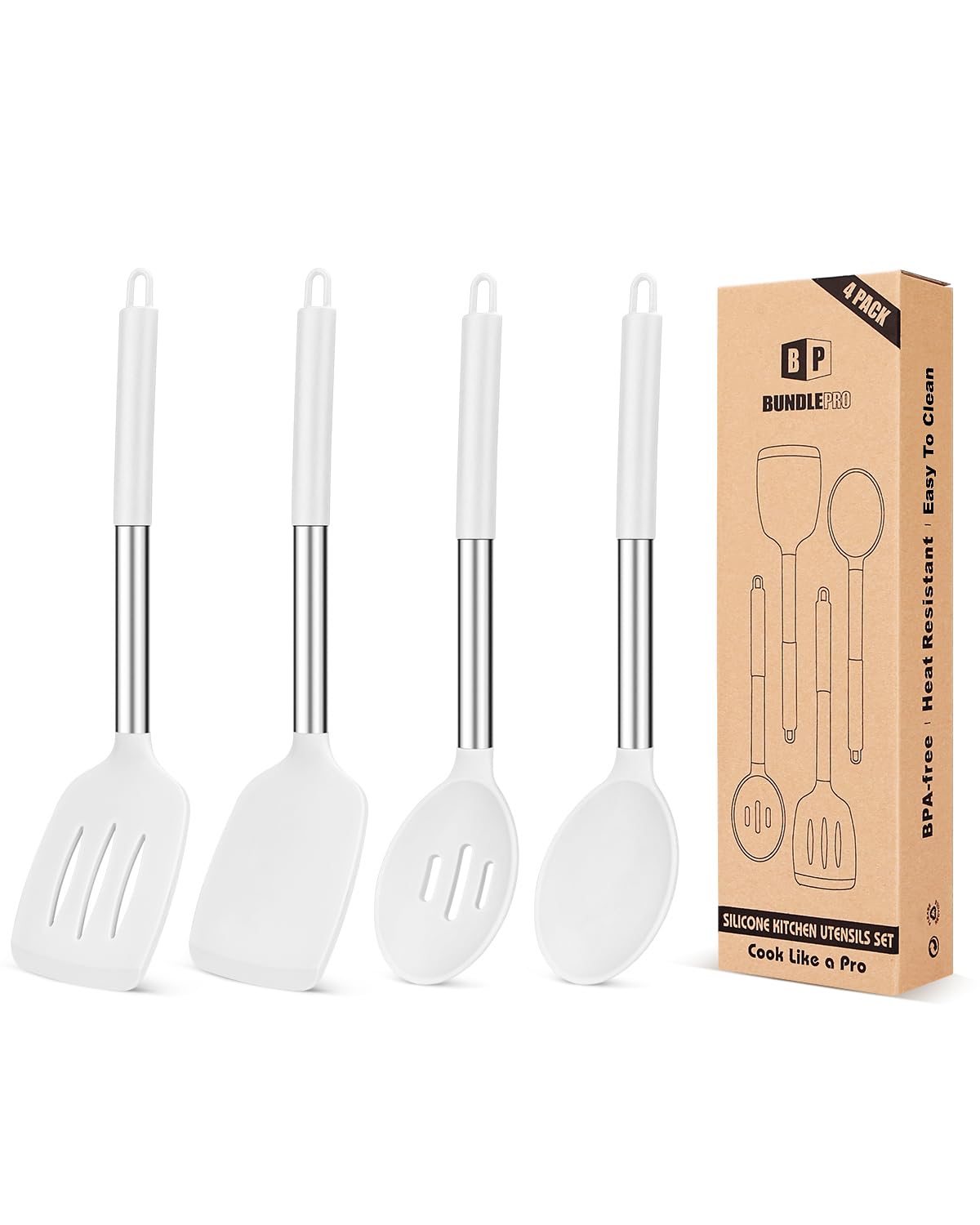 Silicone Cooking Utensil Set - 4 Piece -11
