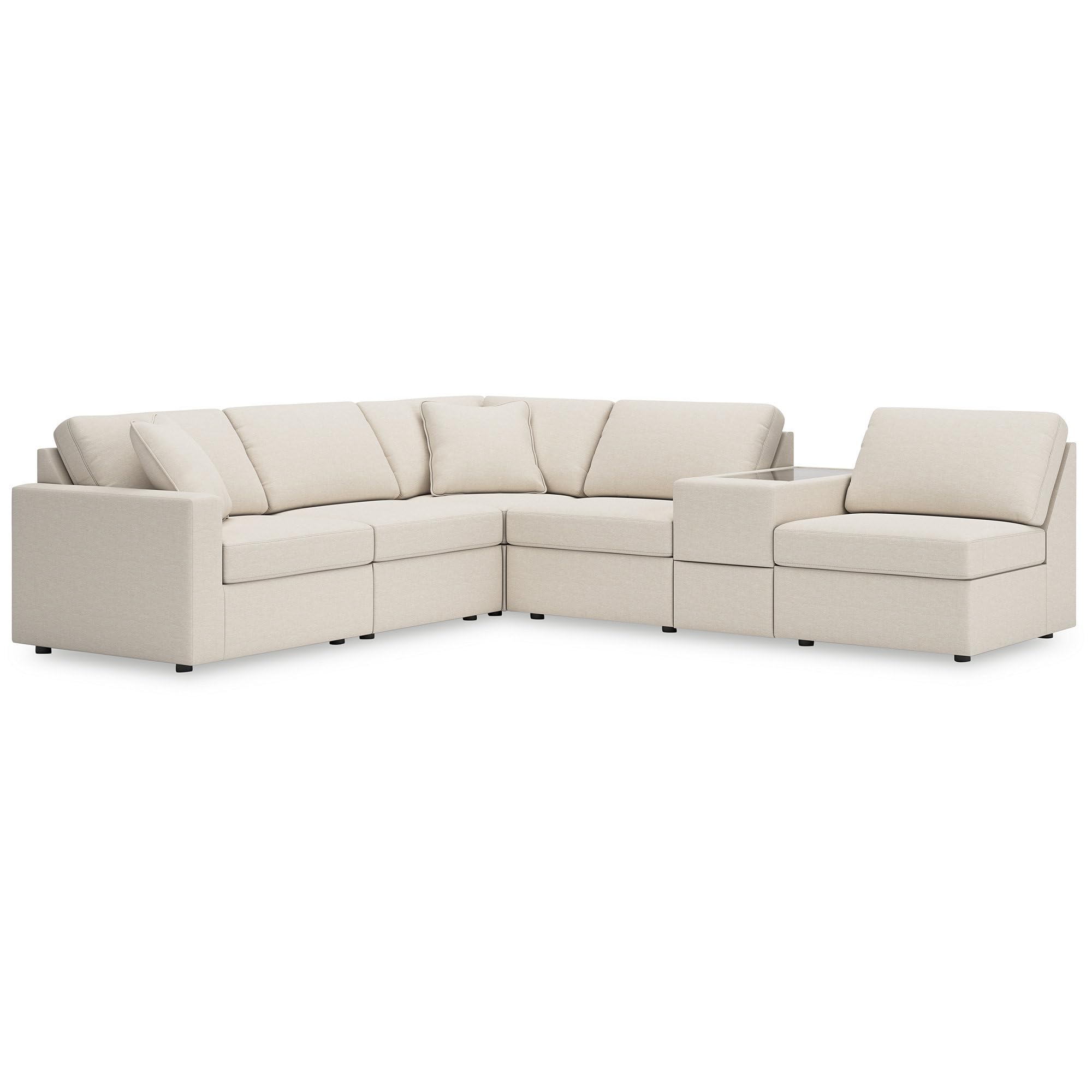 Signature Design by Ashley 6-Piece Modular Sectional Sofa, Oyster