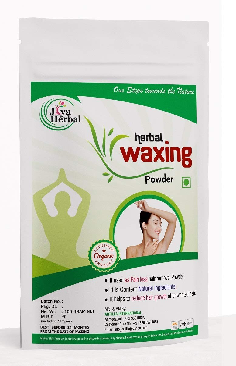 Buy Jiya Herbal Natural Waxing Powder for Naturally Instant Remover of Hair, DTan Skin & Dead