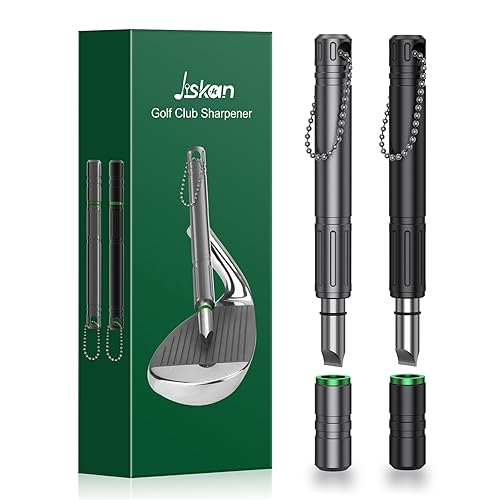 Pro Golf Club Grooves Sharpener Cleaner Tool for Wedges&Irons, Essential