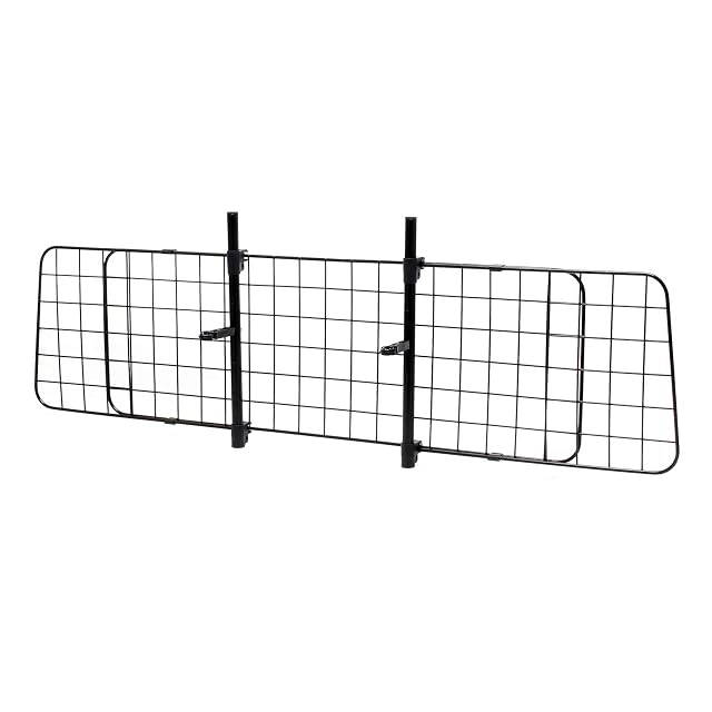 Foto 4 de 7 de WilTec Reja de Perros para Coche Modelo D Rejilla separadora Reja protección Ajustable Universal Equipaje