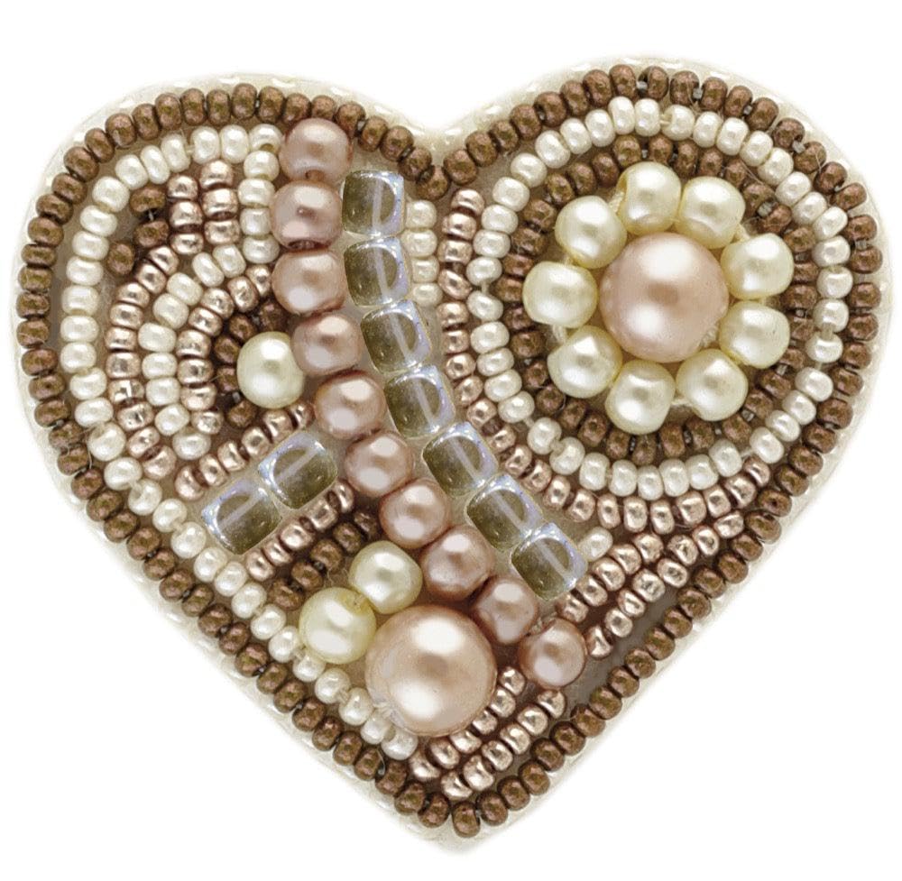 Crystal Art Beadwork kit for Creating Brooch BP-185C Set of Pictures Gingerbread