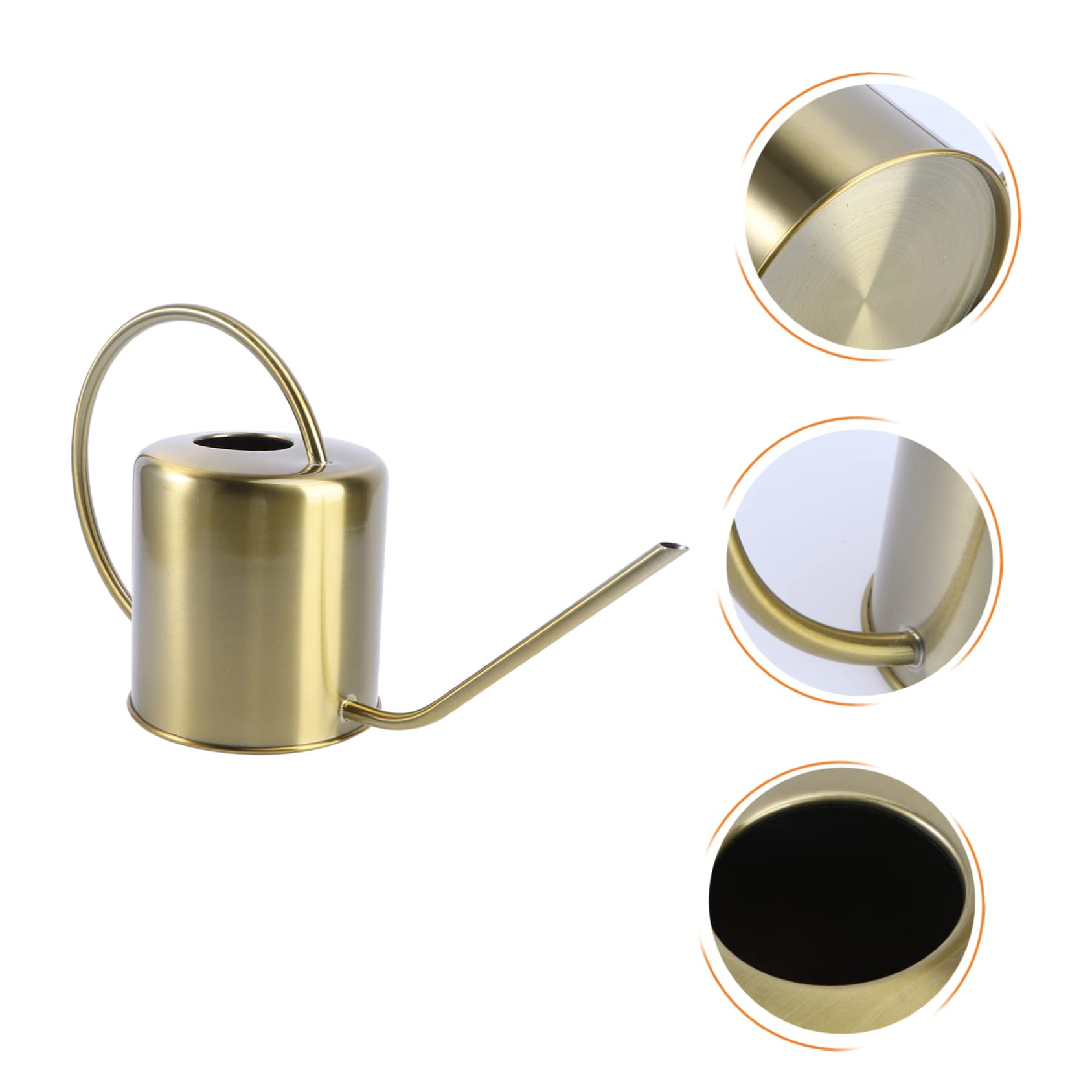 Toddmomy Regadera De Latón Color Dorado para Jardinería y Doméstico Regadera Práctica De Acero Inoxidable