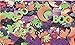 500 Assorted HALLOWEEN Glitter Foam Craft Stickers/Self-AdhesiveShapes/Craft Supplies/Scrapbooking/Party Supplies