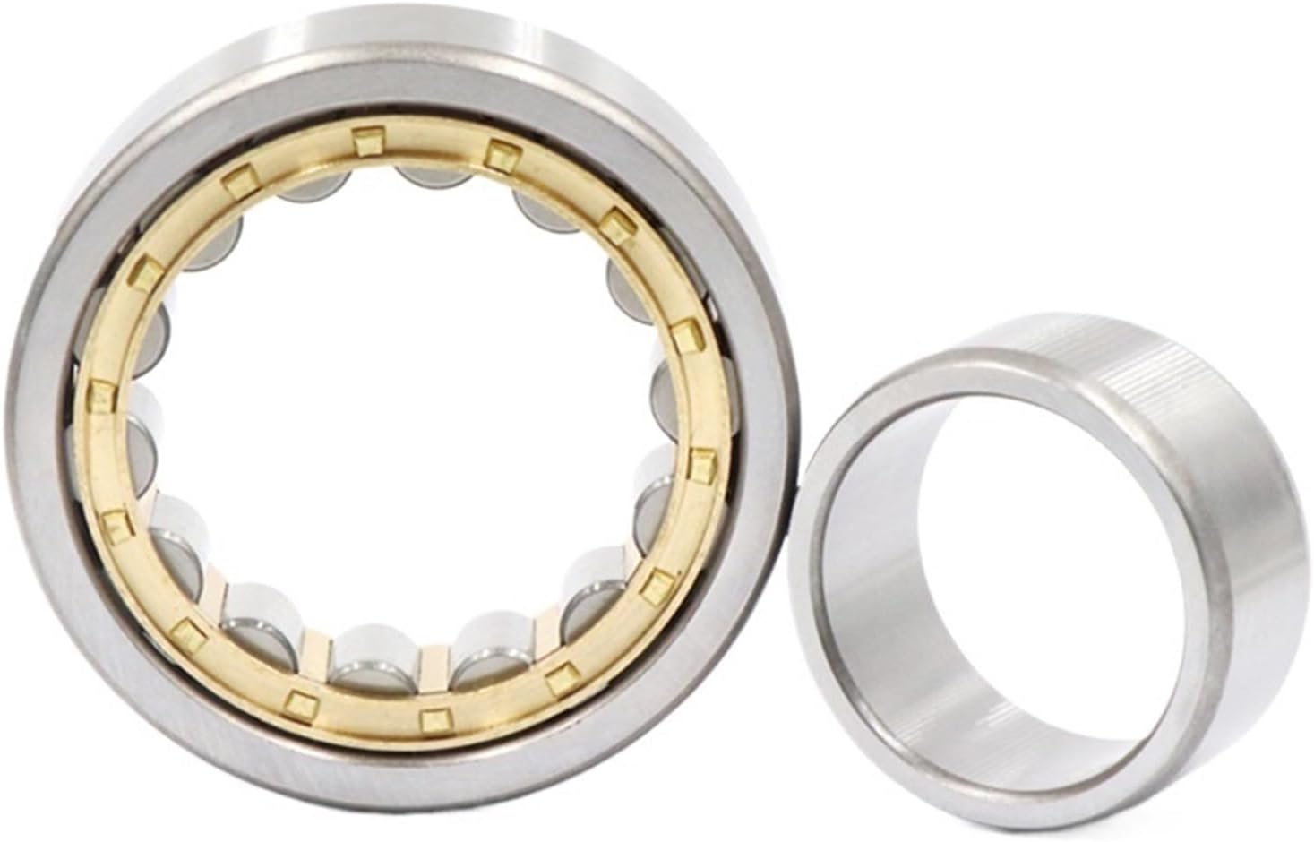 1Pcs Cylindrical Roller Bearings NU315 NU316 NU317 NU318 NU319 NU320 EM(NU316EM)