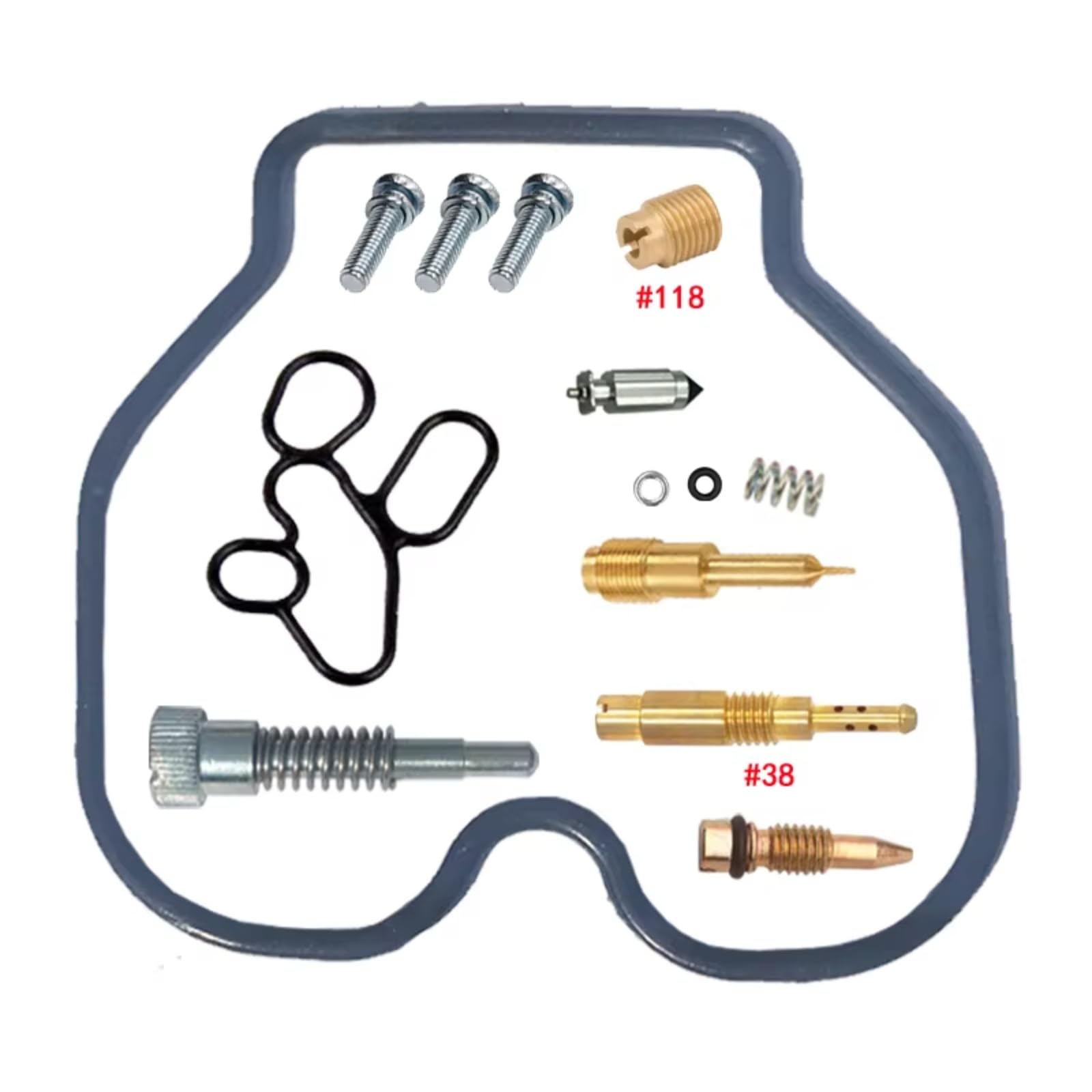 Vergaser Für CBR125R Vergaser Reparatur Kit Für CBR125 R Motorrad Roller Vergaser(CBR125R Set1)