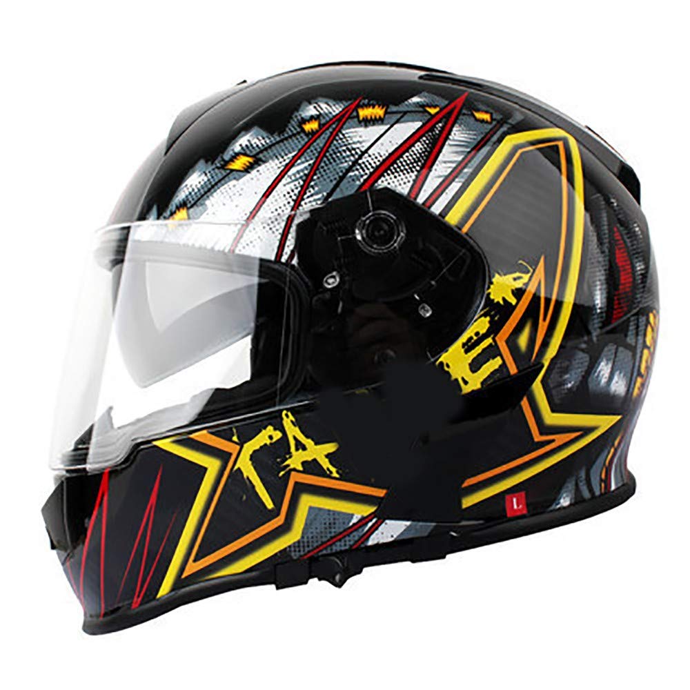 BBJZQ Motocross Helmet Matte Youth ATV MX Helmet With Dual HD transparent Visors Off Road Downhill All Mountain Riding Helmet Good ventilation Cross Country Helmet Downhill Helmet - ECE