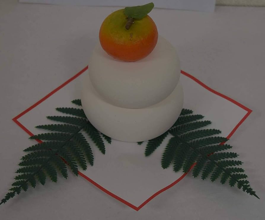 Amazon.co.jp: 正月飾り◇お飾り鏡餅 陶器製◇何度も使える