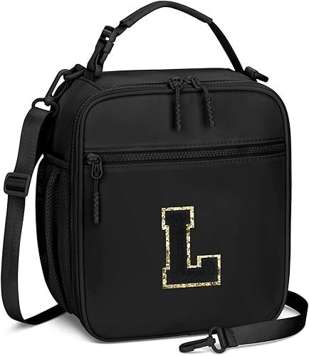 Miniatura 15 de Lonchera inicial aislada para niñas y niños, regalo para regreso a clases, bolsa de almuerzo reutilizable a prueba de fugas con correa ajustable