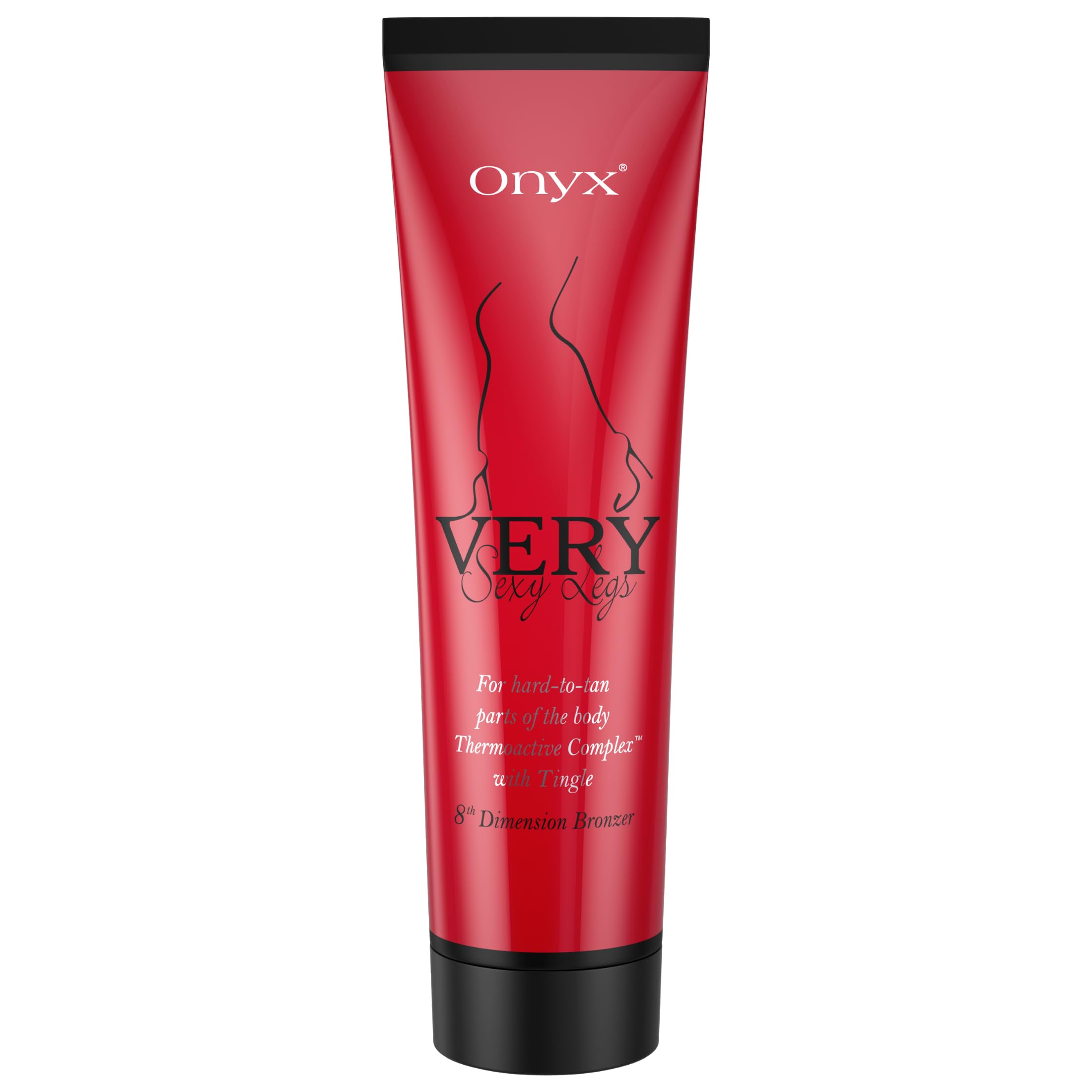 Onyx Very Sexy Legs Tingle Bronzer, Indoor Tanning Lotion, 5.07 Fl Oz | For Legs and Hard-to-Tan Areas, Hot Warming Formula, DHA and Erythrulose, For