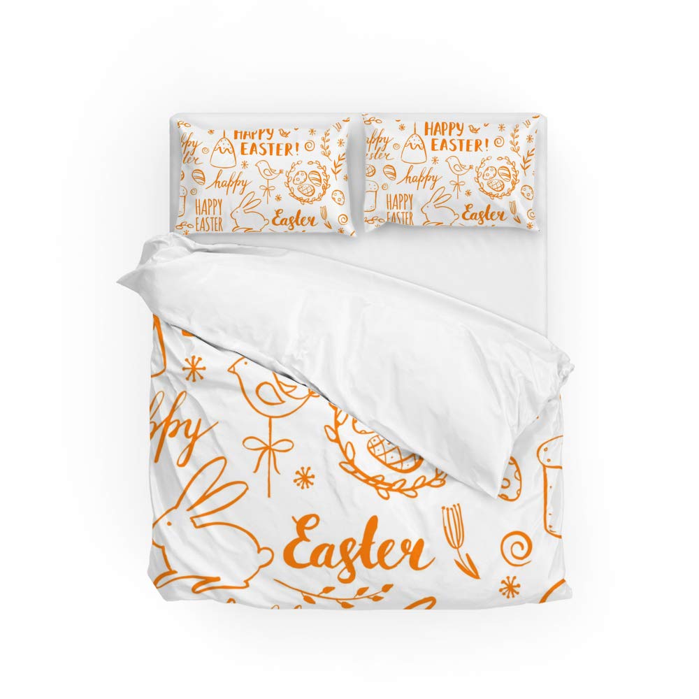 Parure de lit toutes saisons ultra douce et facile d'entretien en microfibre