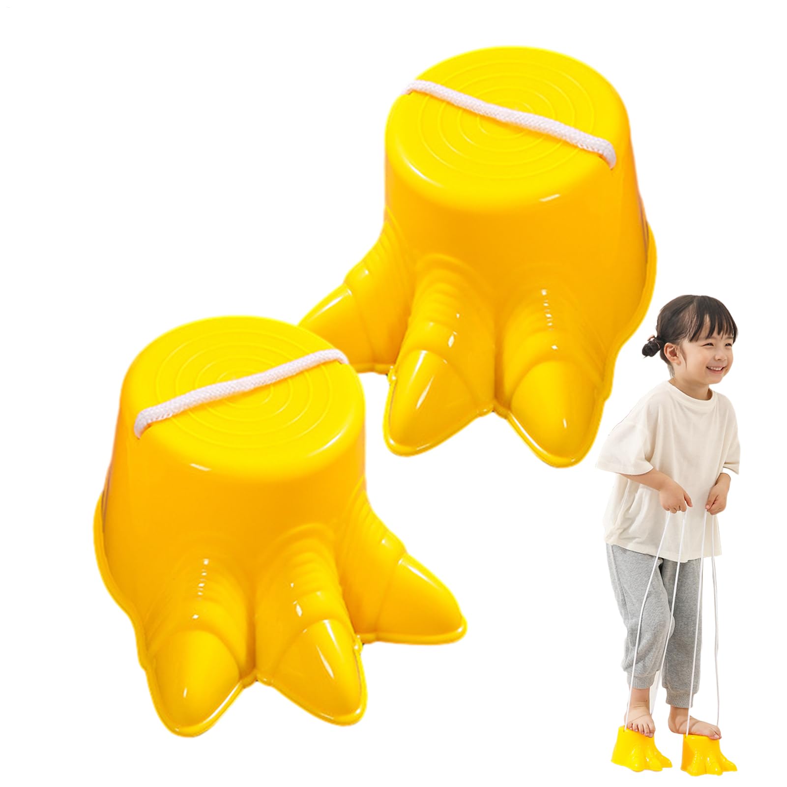 Walking stilts - dinosaur foot shape balancing stilts | 2 x active