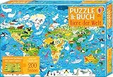  Puzzle Und Buch. Tiere Der Welt