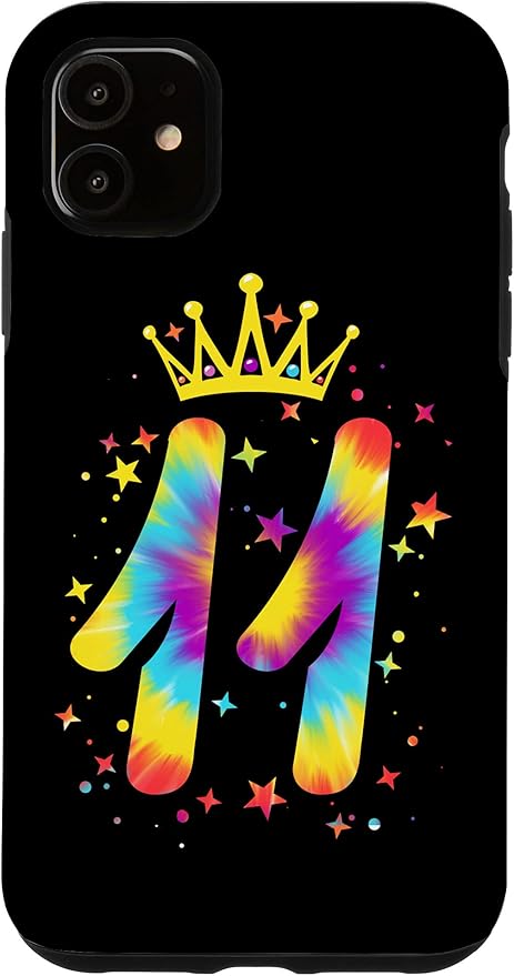 Amazon Co Jp Iphone 11 カラフルな絞り染め 11歳 女の子 11歳の誕生日プレゼント スマホケース 家電 カメラ