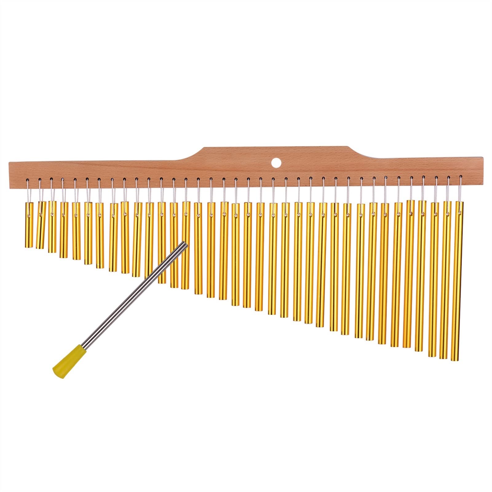 Percussão Musical 36 Bar Chimes Accessori Per Strumenti A Percussione Con Barra In Legno In Lega Di Alluminio Dorato Xilofoni