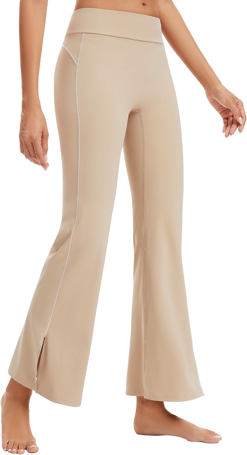 VME High Waisted Yoga Pants with Pockets - Tummy Control Workout Running Yoga Legging for Women - Image 3