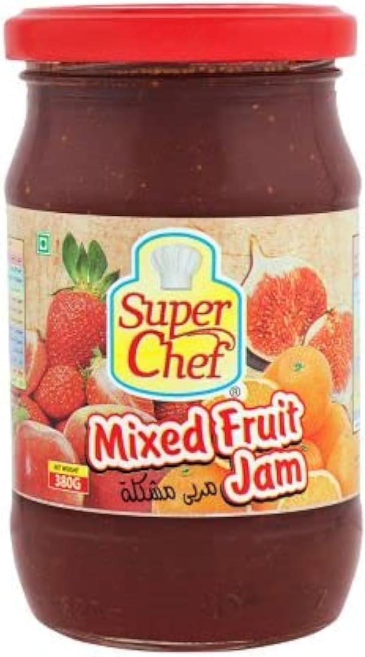 SUPERCHEF Jam Mix Fruit With Pieces 380 Gm