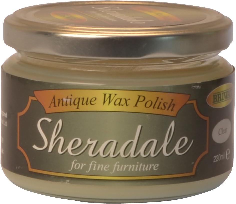 Briwax Sheradale Antique Wax Clear 220Ml Automotive