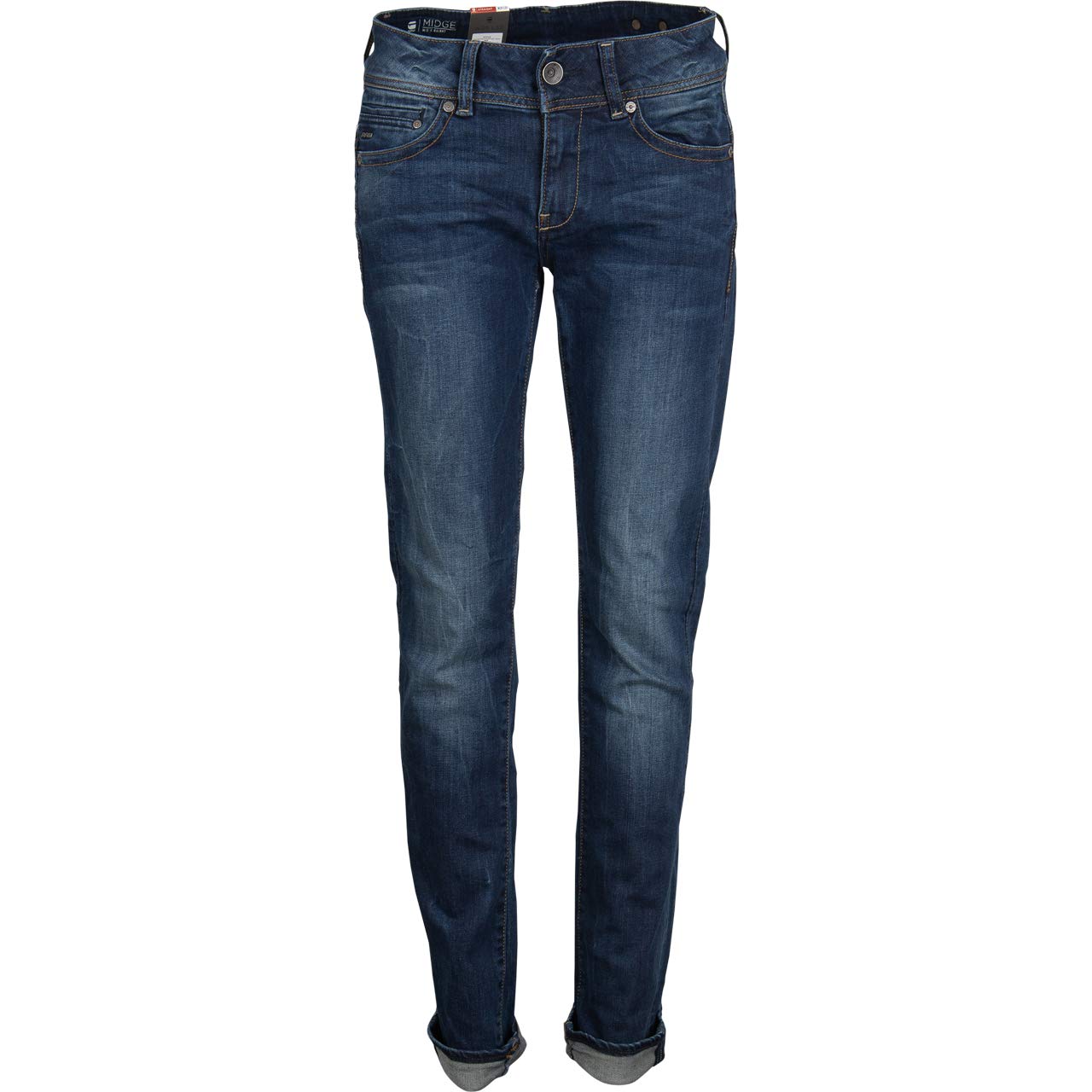 G-Star Mujer Midge Saddle Straight Jeans — view 19