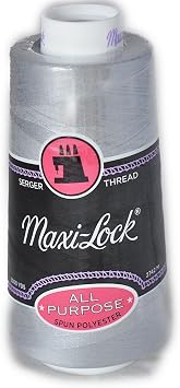 Maxi Lock All Purpose Thread Light Grey 3000 YD Cone MLT-031