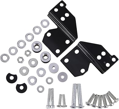 OUMURS Front Docking Hardware Kit For Harley Touring 1997-2008,Detachable Docking Hardware Kit Compatible With Harley Road King Street Glide Electra Glide, Replace 53803-06 53658-05 1994-1996 Models