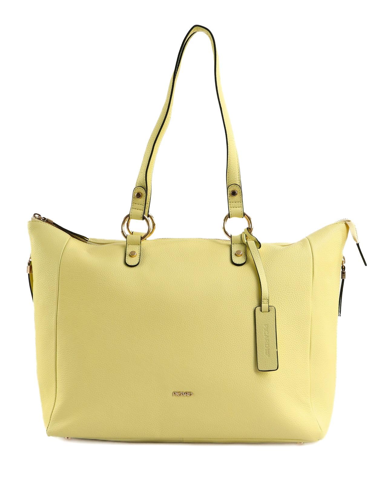 Sac shopper pour ordinateur portable Picard Java Shopper jaune clair grand format - 6