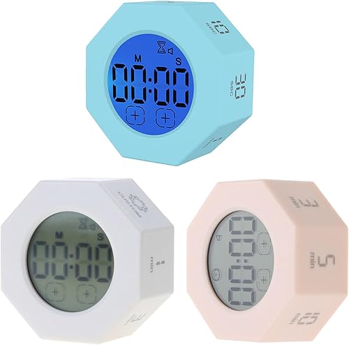 Miniatura 3 de Digital Screen Kitchen Timer Large Display Digital Timer Square Cooking Count Up Countdown Alarm Sleep Stopwatch Clock Digital Cooking Timer