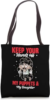 Ventriloquist Dad Puppet Owner Puppetry Kit Puppeteering Tote Bag