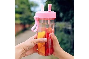 Double-Sided Wonder: Sip Two Delights with Our Unique Two-Straw Cup