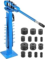 VEVOR Manual Tube Bender with 14 Dies, 200° Heavy-Duty Pipe Bending Machine for Copper Aluminum Steel - HVAC Auto Repair Tool