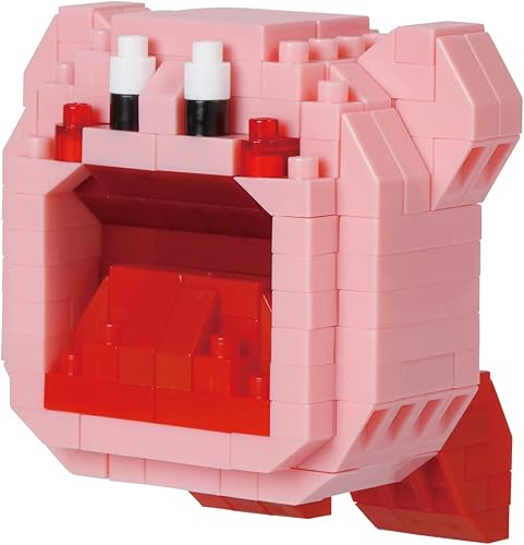 nanoblock - Kirby - Inhalando Kirby, kit de construcción de la serie de colección de personajes