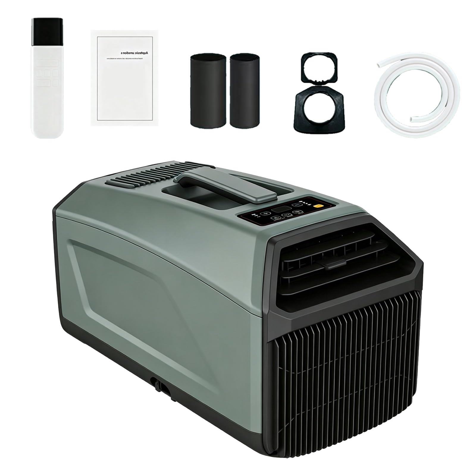 Condizionatore Verde Militare Portatile, Climatizzatore Tenda 5000 BTU per Overlanding, Veicoli Commerciali, Camper, di Refrigerazione a Compressore Spot Cooling Senza Acqua