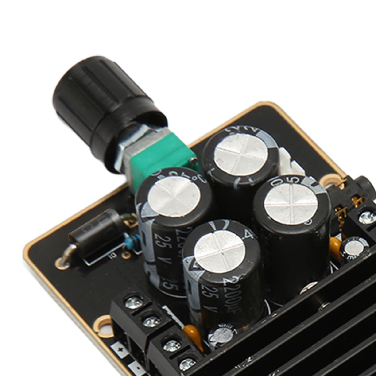 Denash TDA7377 Digital Power Wzmacniacz TDA7377 z ochroną Głośników DIY, Idealny dla Odtwarzaczy Dźwiękowych, Czarny/złoty