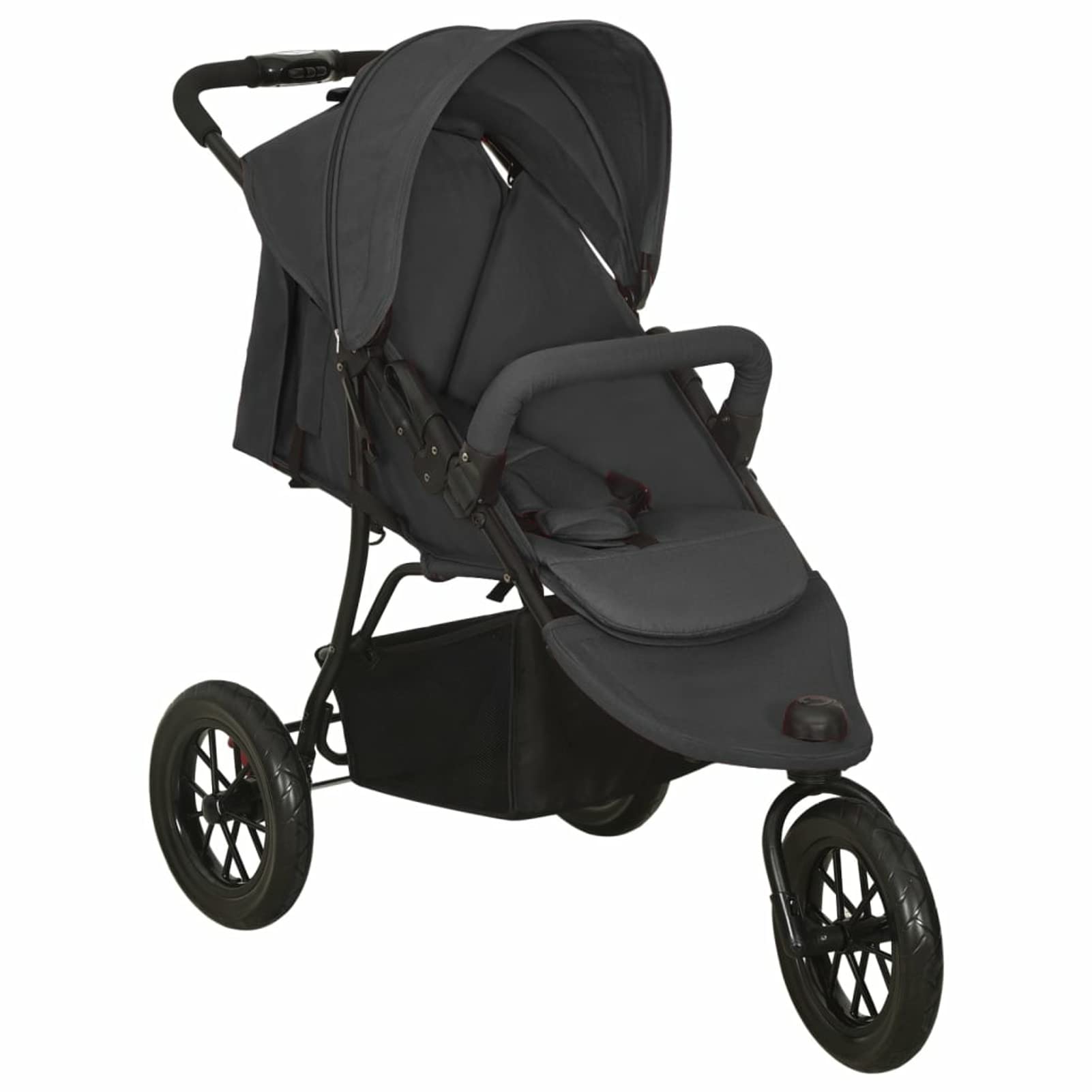 Passeggino per Bambini Antracite in Acciaio,Bebè e Bimbi,Trasporto Bebè,Passeggini-10260